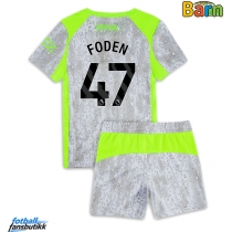 Manchester City Phil Foden #47 Tredjedraktsett Barn 2025-26 Kortermet (+ Korte bukser)